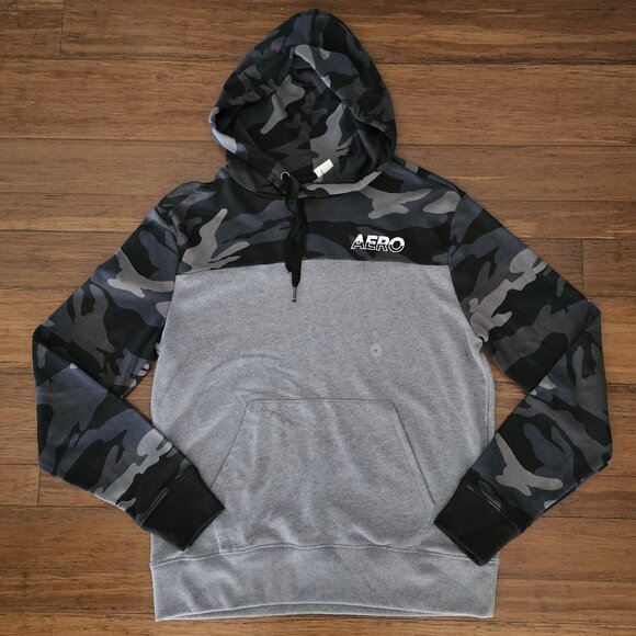 Aeropostale Other - AEROPOSTALE camouflage HOODED SWEATSHIRT gray